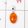 Carnelian Cab A Pendant- BBP994- ADEC18 A Cab Carnelian 925 Sterling Silver Bezel Pendant